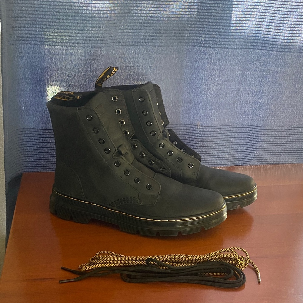 Dr. Martens Black Lace-Up Boots